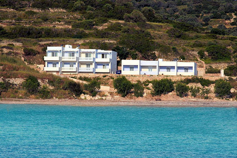 Amarandos Apartments viewed from the sea
