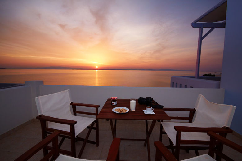 Beautiful sunset views from Amarandos