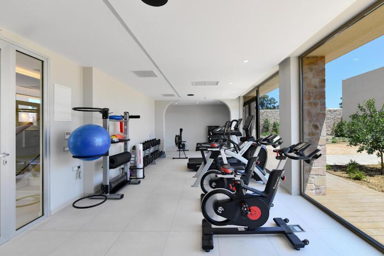 Small fitness room