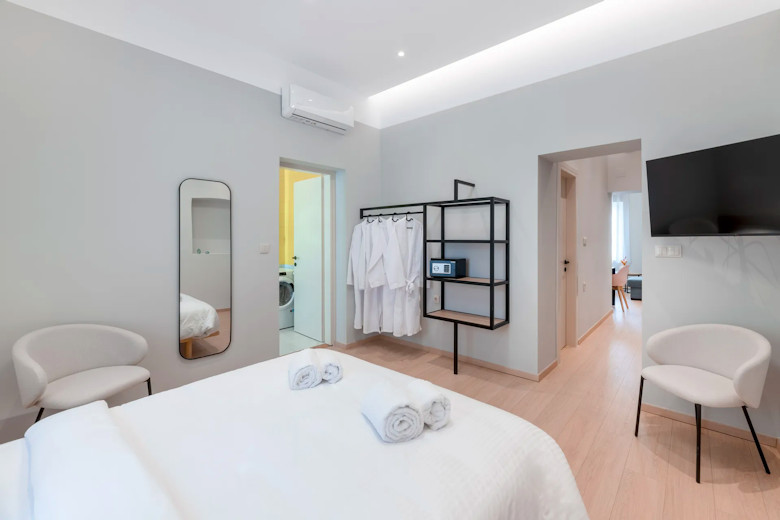 Bedroom in the Superior Studio