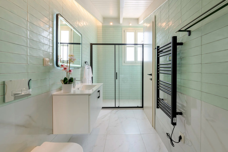 Shower room of the Deluxe Apartment