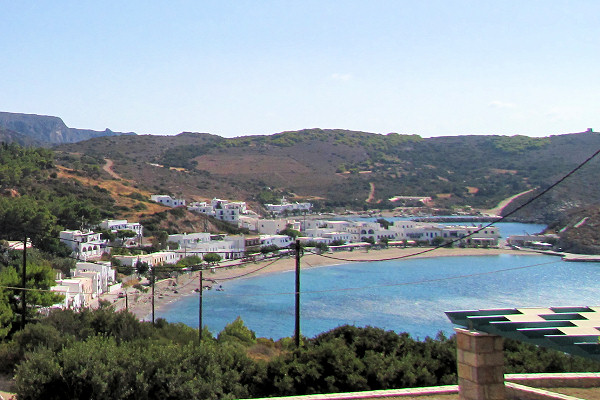 View towards Kapsali beach