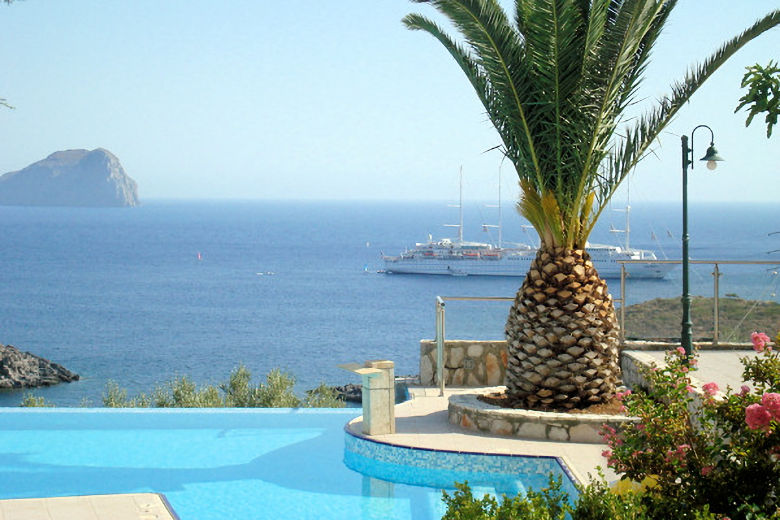 Lovely sea views from the pool area