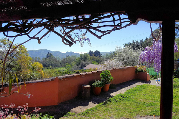 Lovely country views from the garden