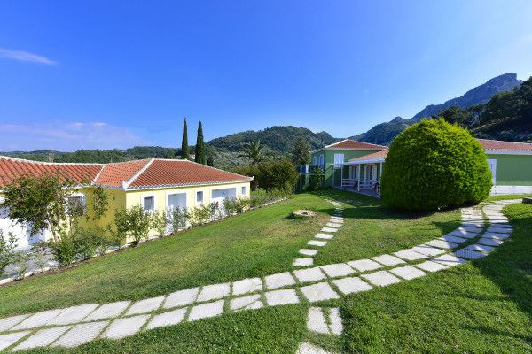 Most of the guestrooms are set amongst the gardens