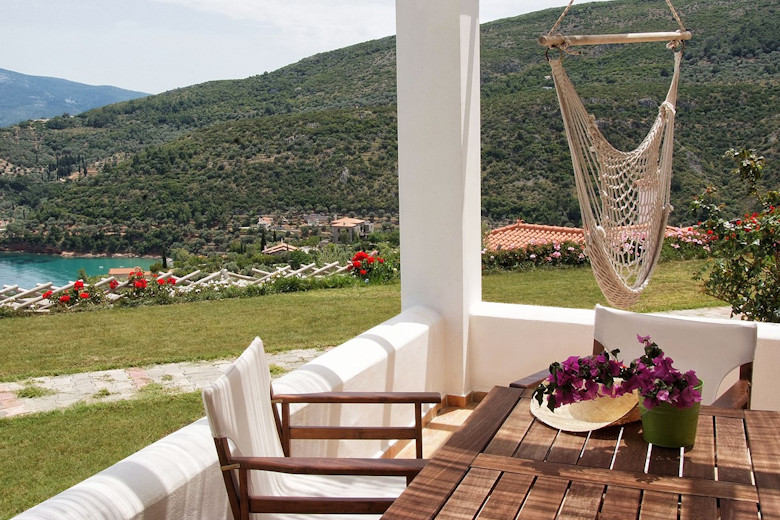 Terrace and garden