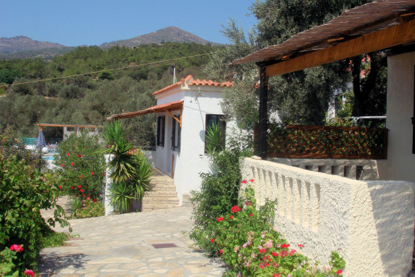 The apartments are set in pretty gardens