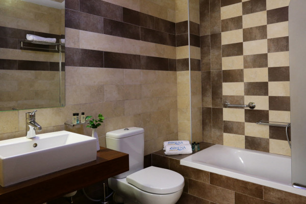 Modern bath or shower rooms
