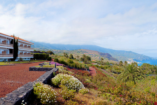 The Parador stands on a hillside overlooking the east coast