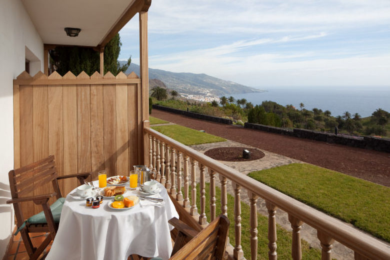 Breakfast on a balcony