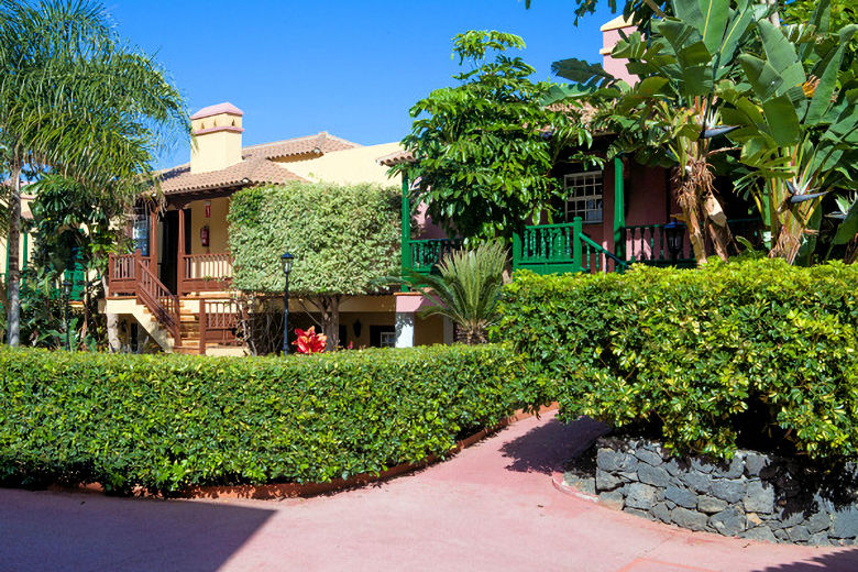 The apartments are built around a mature garden