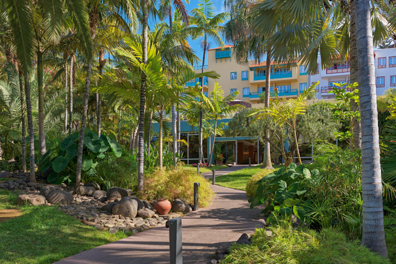 Hacienda San Jorge stands in mature gardens