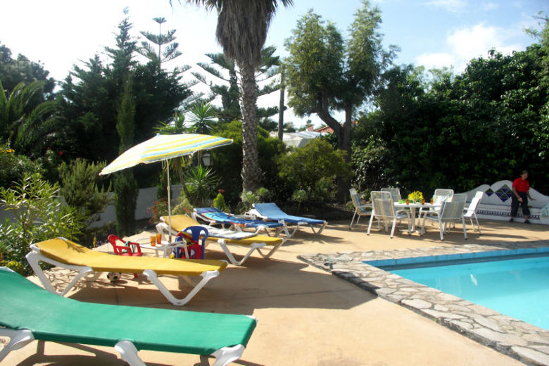 Space to relax by the pool