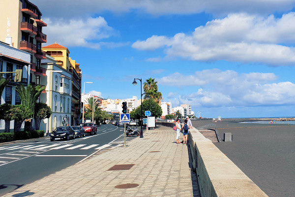 The hotel is across the road from the town beach