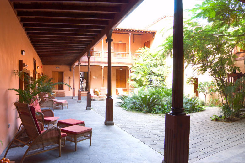The central courtyard