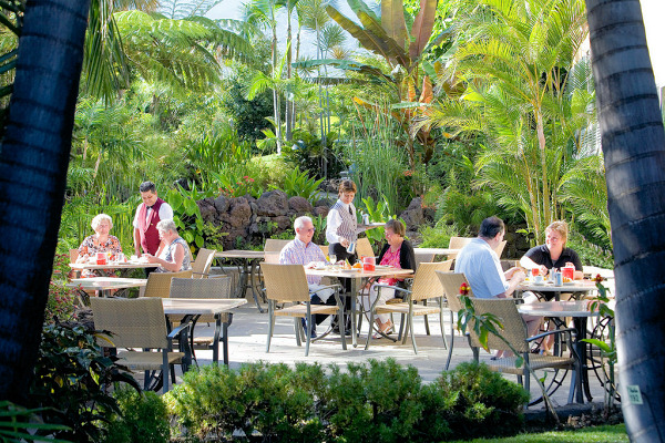 Breakfast in the gardens