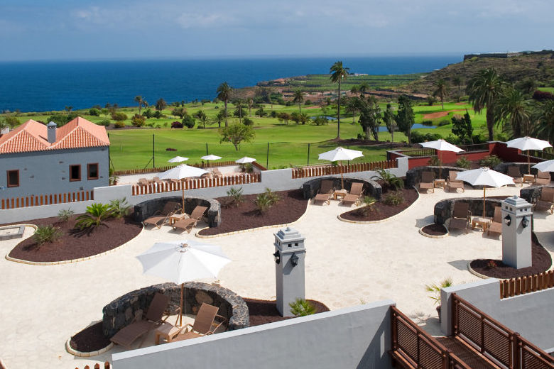 One of the sun terraces