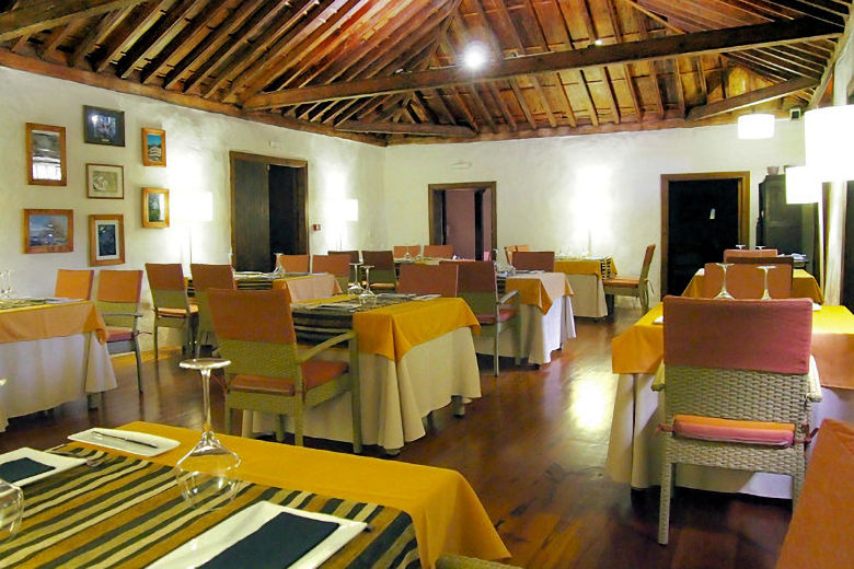 The hotel's restaurant