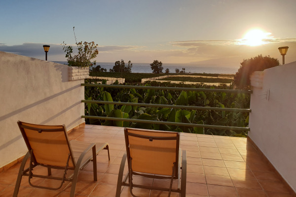 Sunset views from your private terrace