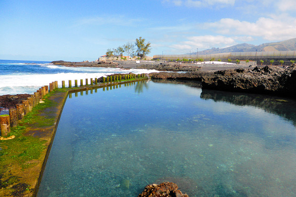 Nearby rock-pools 