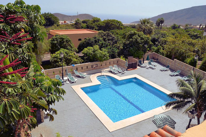 The hotel's swimming pool