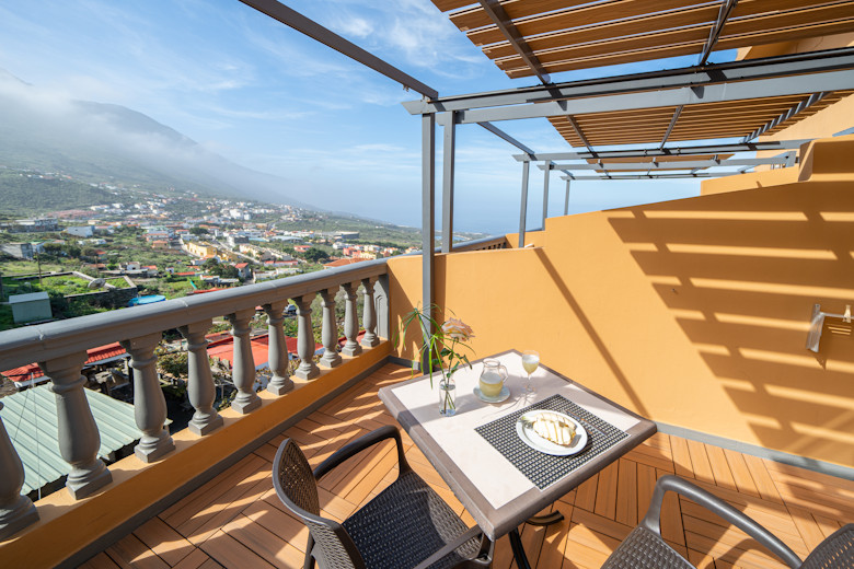 A room with balcony