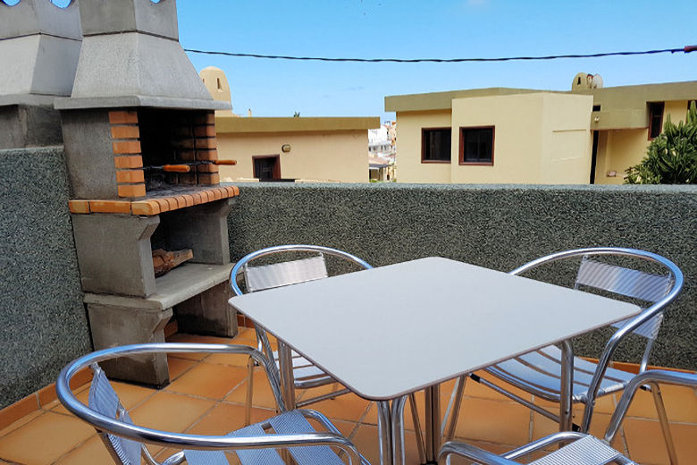 Terrace with barbecue at Monteprimero