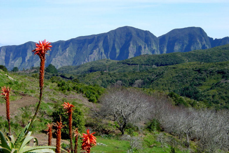 Unspoilt mountain scenery