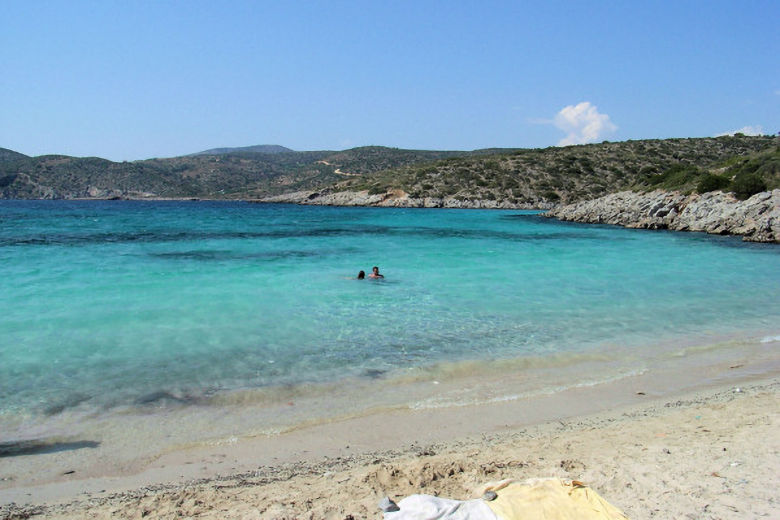 Agia Dynami beach near Mesta