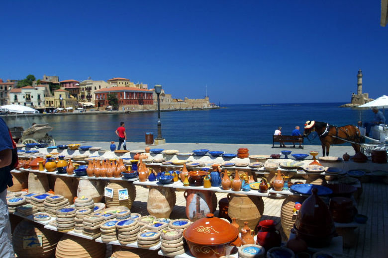 Souvenir shopping in Chania