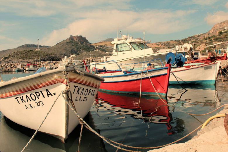 Fishing boats in Kapsali