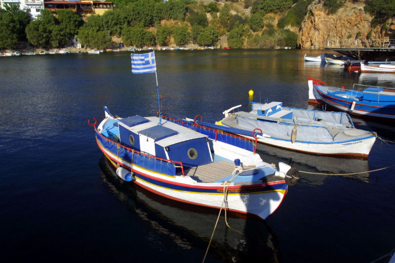 The "bottomless lake" in Agios Nikolaos