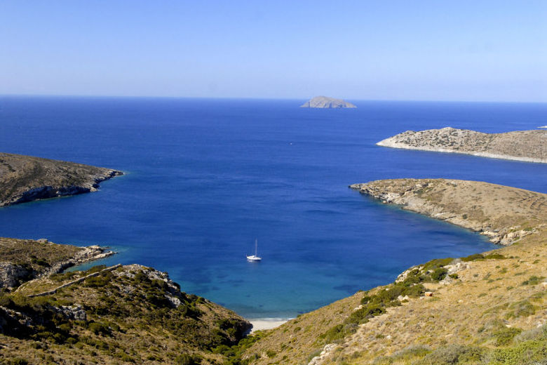 One of the many hidden coves near Fourni Village