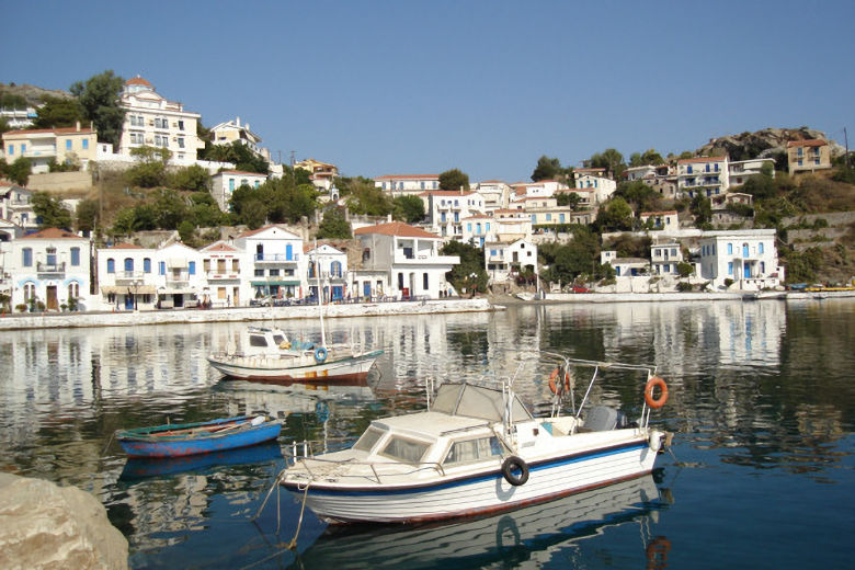 Evdilos harbour