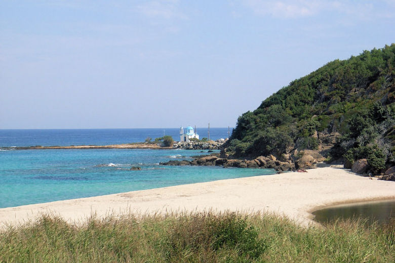 Livadi Beach near Armenistis and Gialiskari chapel