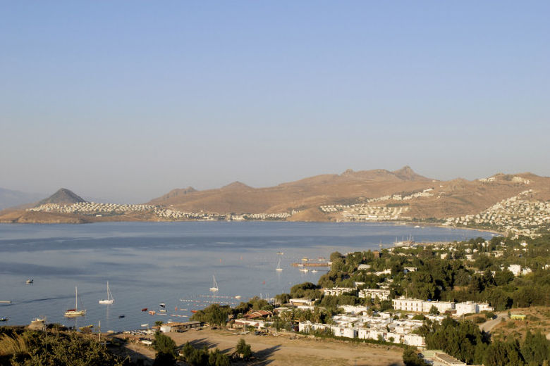 Ortakent, with Tamarisk Beach Hotel in the foreground