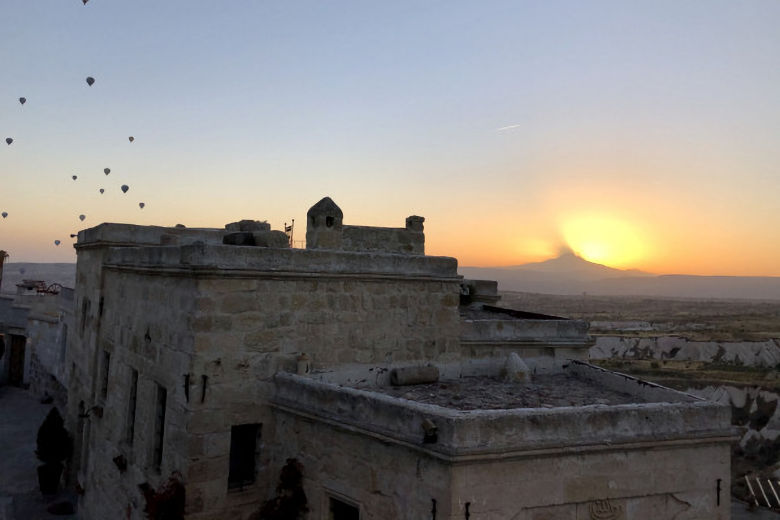 Sunrise from Uchisar, Cappadocia