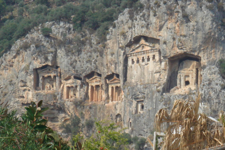 Ancient rock tombs