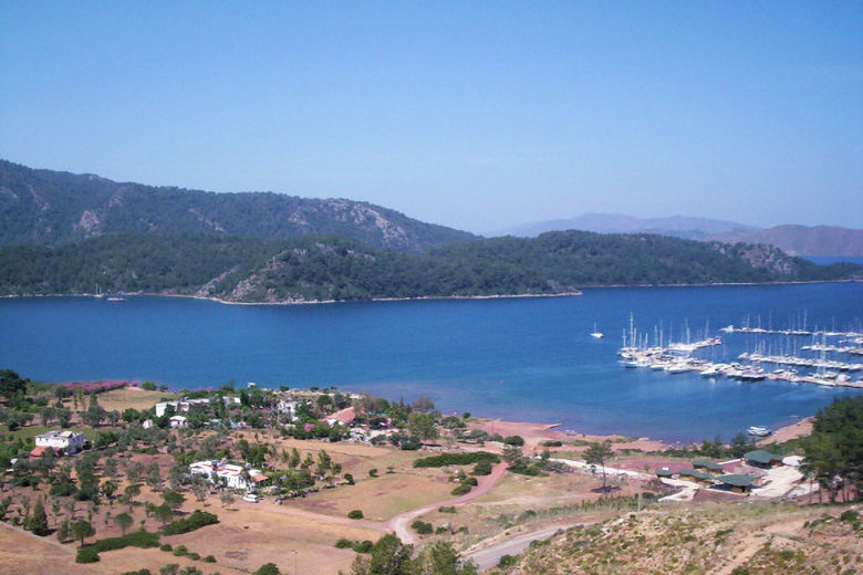 Orhaniye Bay, with Dogan Hotel on the left