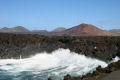 Dramatic volcanic coastline at Los Hervideros
