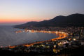 Samos Town by night