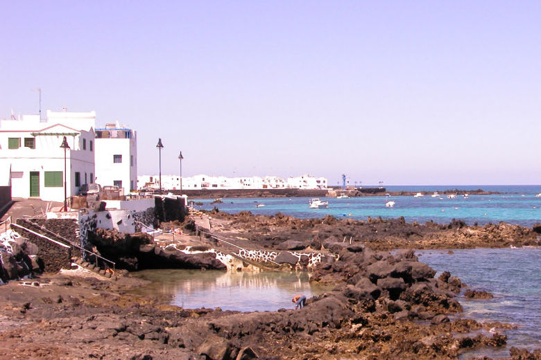Nearby rock pools in Punta Mujeres