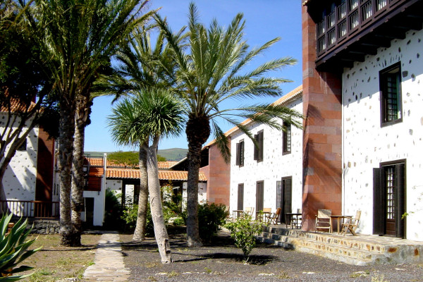 The Parador is designed to resemble a traditional Canarian mansion
