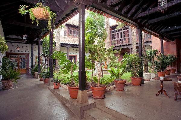 Picturesque courtyard