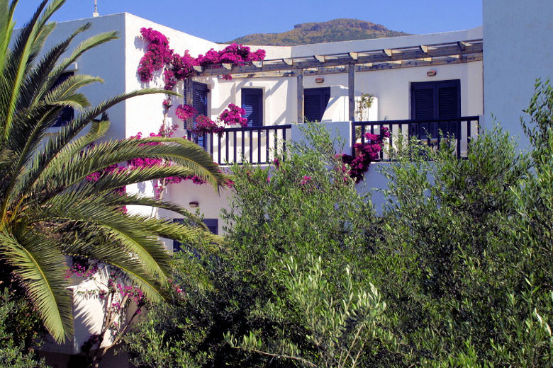 The accommodation is set amidst mature gardens