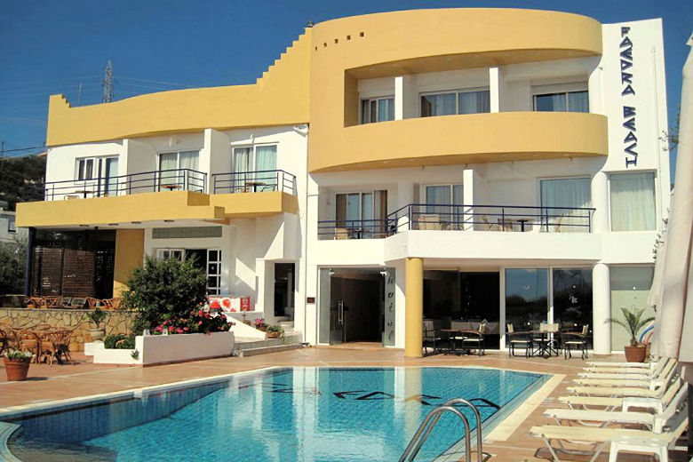 Faedra Beach Hotel and pool