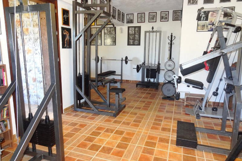 The well-equipped gym