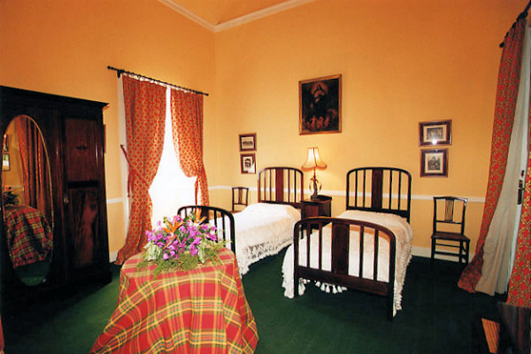 One of the guestrooms