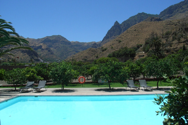 The finca's swimming pool