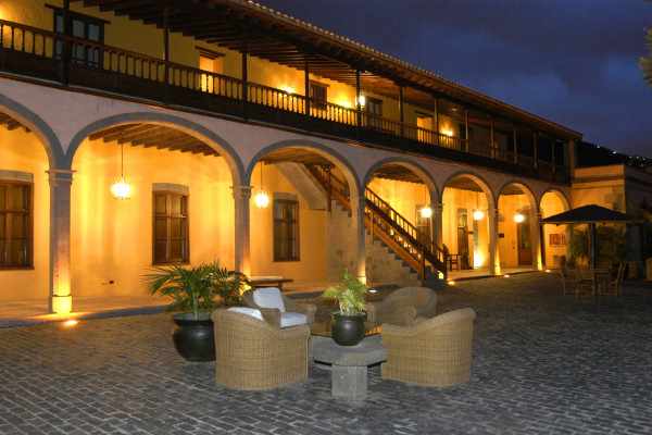 The Hacienda by night